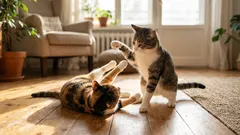 Os gatos brigam todos os dias, mas, na verdade, é amor. Veja aqui como distinguir as duas coisas