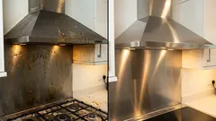 Três colheres de sopa por litro de água — e o seu exaustor fica a brilhar de limpeza