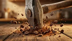 Moer café sem moedor: 6 maneiras de moer grãos de café